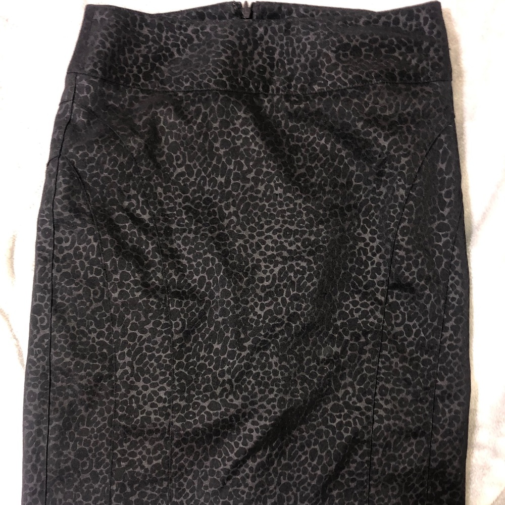 Printed Pencil Skirt